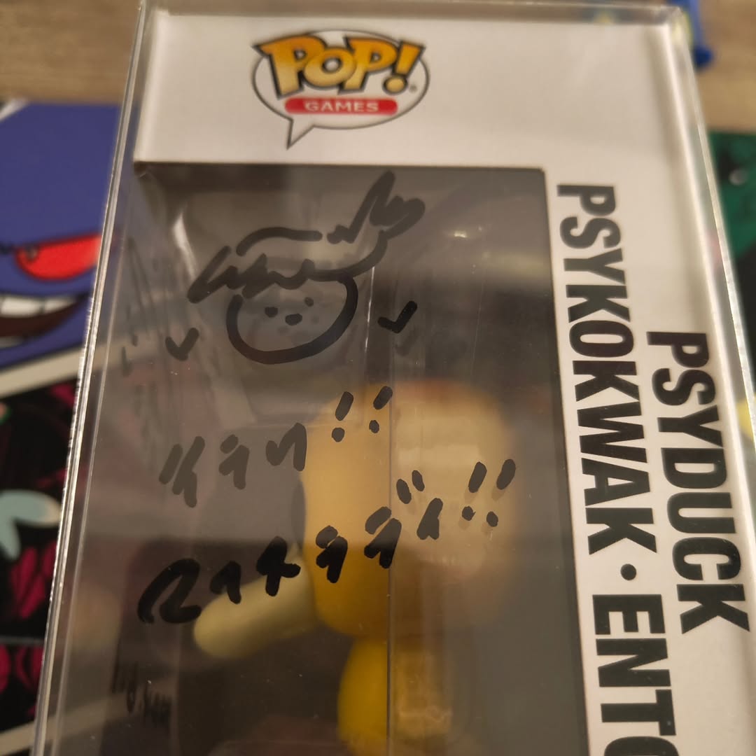 Psyduck Funko Pop Signed By Misty VA (Japanese)