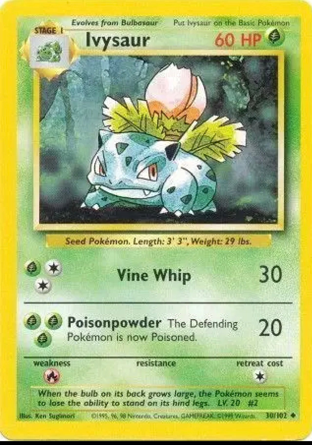Ivysaur base set unlimited