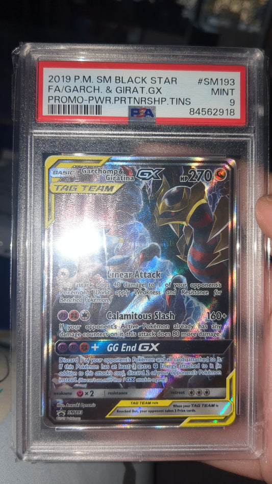 Garchomp and Giratina GX Graded PSA 9