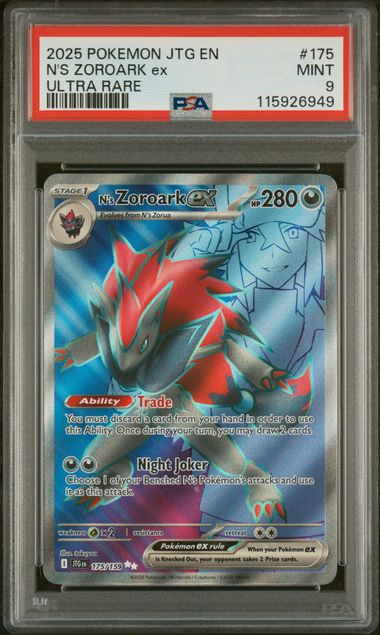 N's Zoroark ex - PSA 9