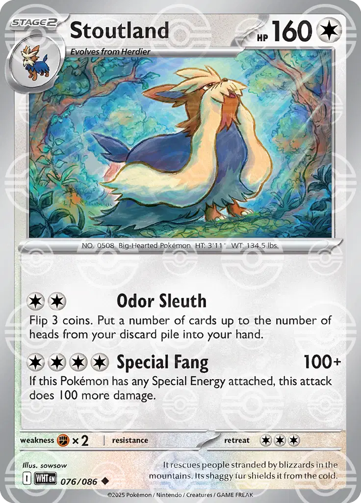 Stoutland (Poke Ball Pattern)
