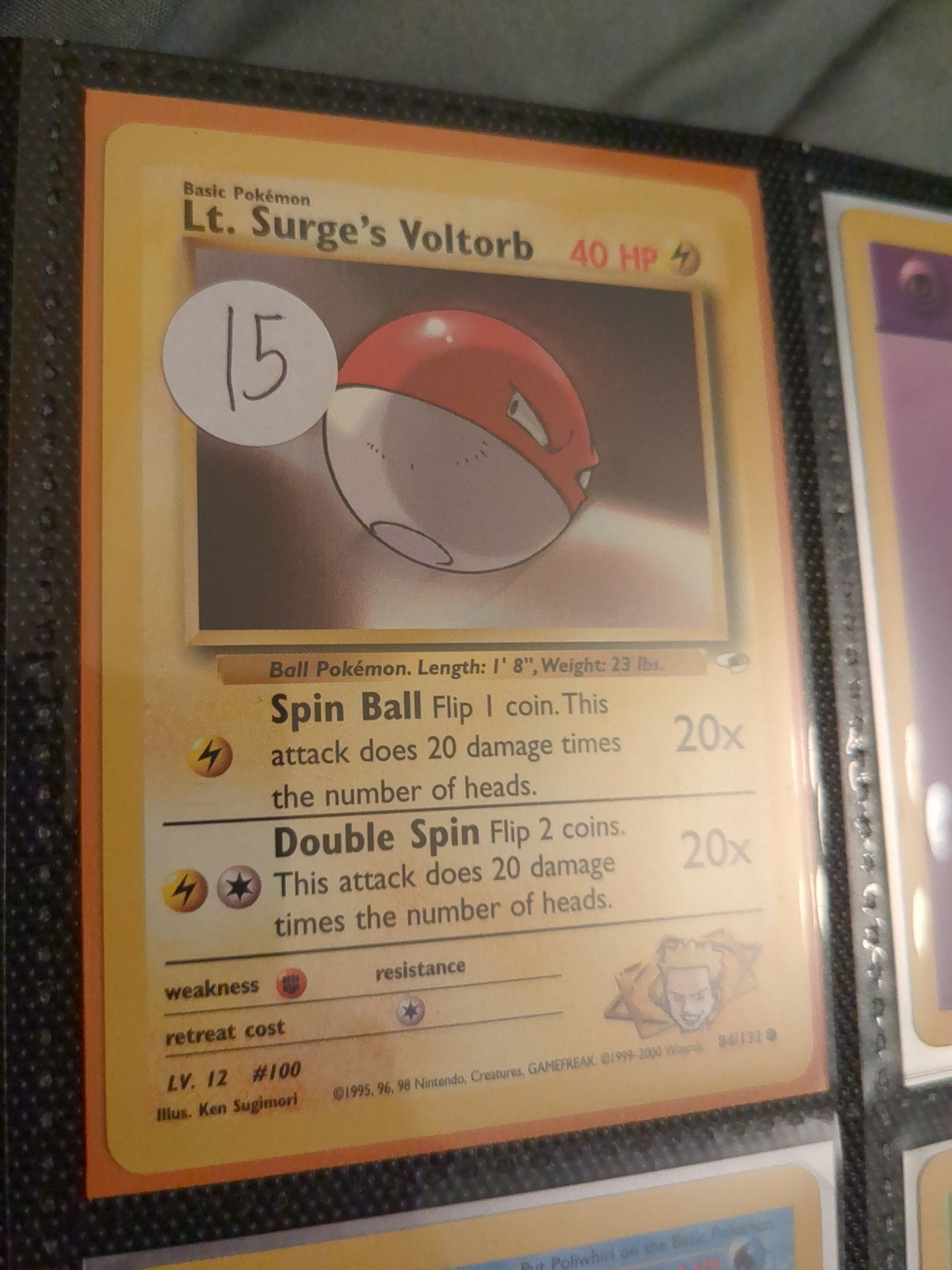 Lt Surge's Voltorb (Vintage)
