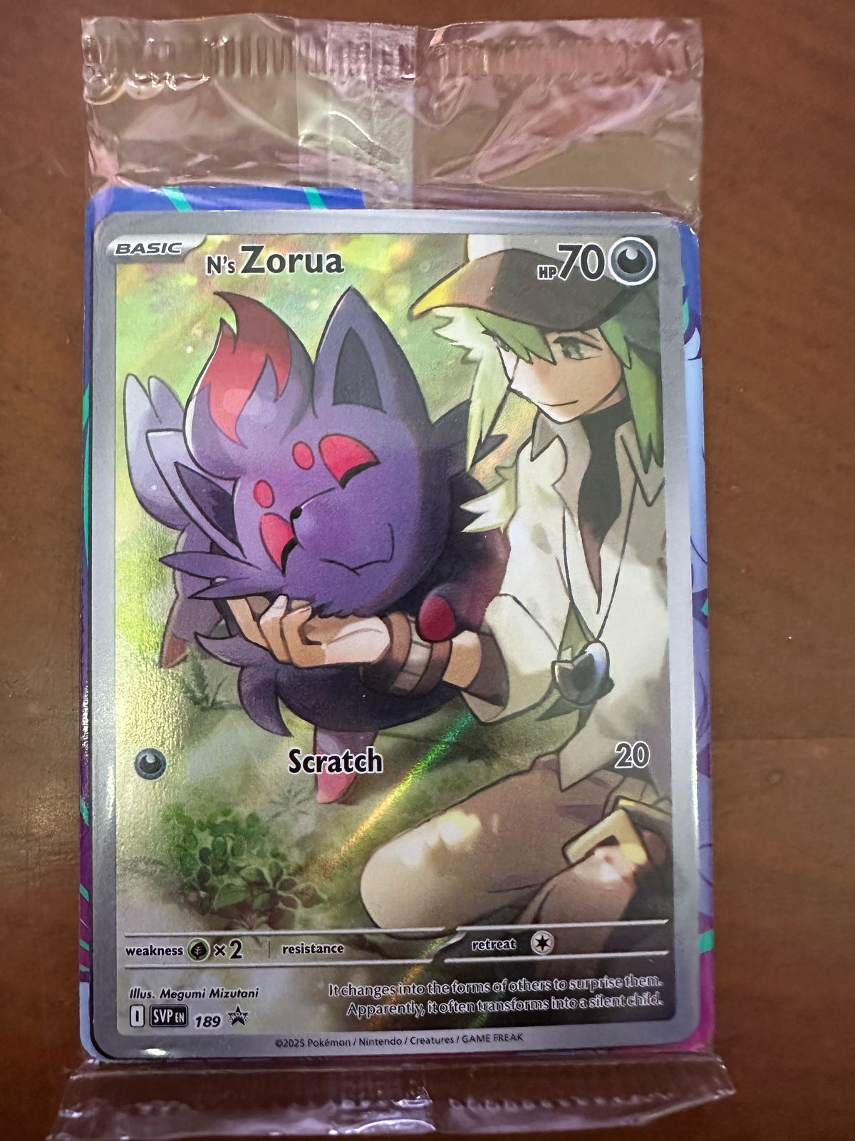 N's Zorua (Journey Together) sealed