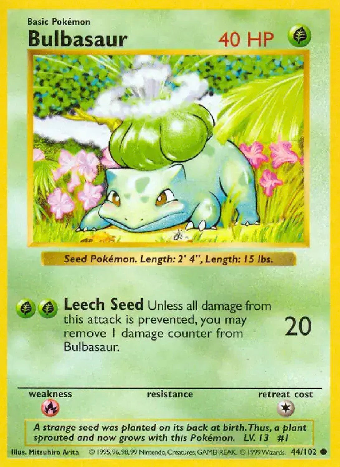 Bulbasaur base set unlimited
