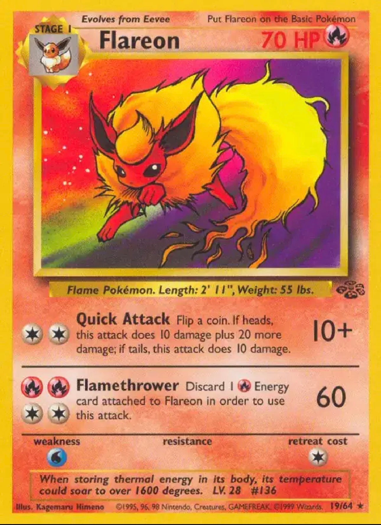 Flareon jungle unlimited non holo