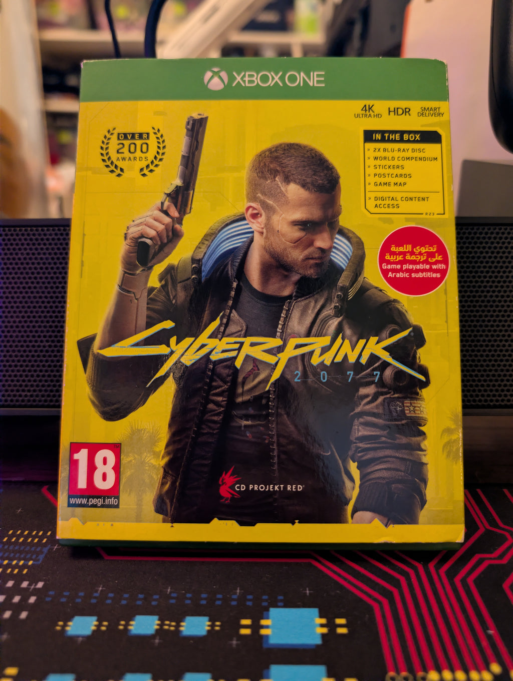 Cyberpunk 2077 (Comes with steelbook, post cards, and stickers) - Xbox One - PAL - CIB