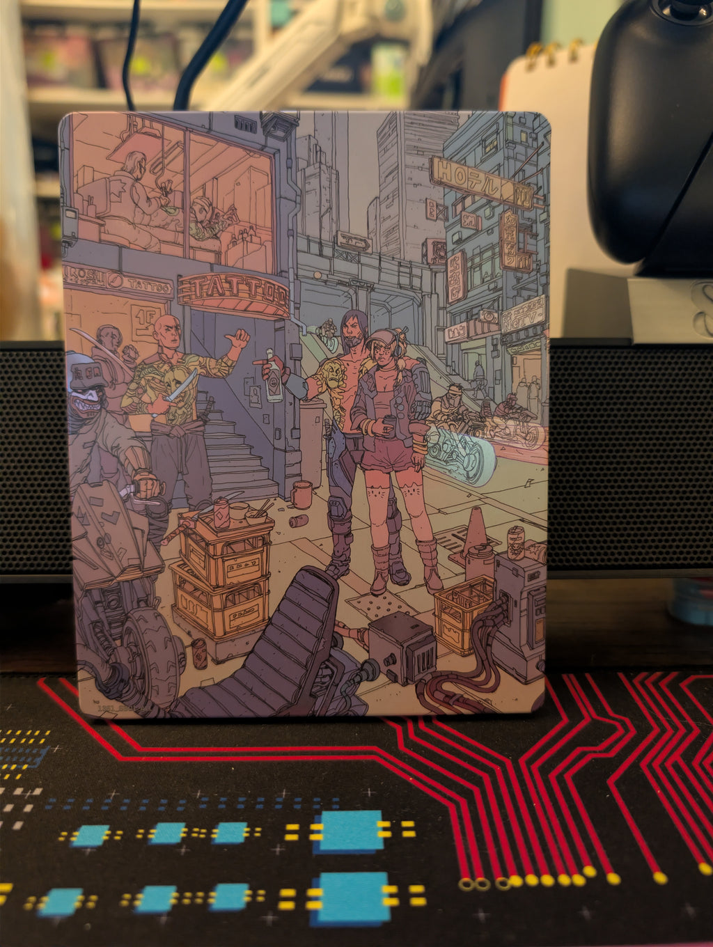 Cyberpunk 2077 (Comes with steelbook, post cards, and stickers) - Xbox One - PAL - CIB