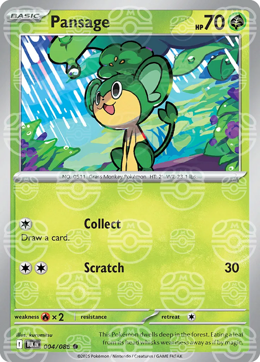 Pansage (Master Ball Pattern)