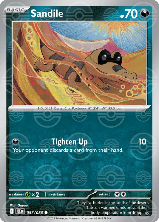 Sandile (Poke Ball Pattern)