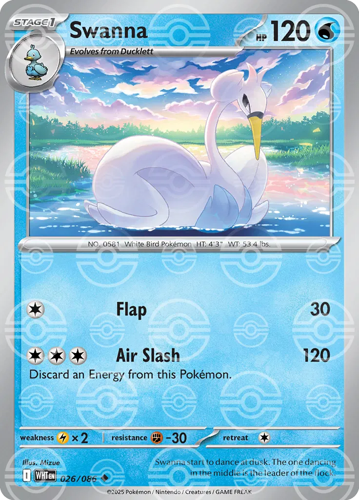 Swanna (Poke Ball Pattern)