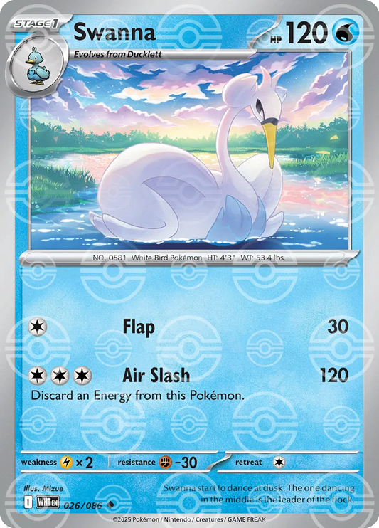 Swanna (Poke Ball Pattern)