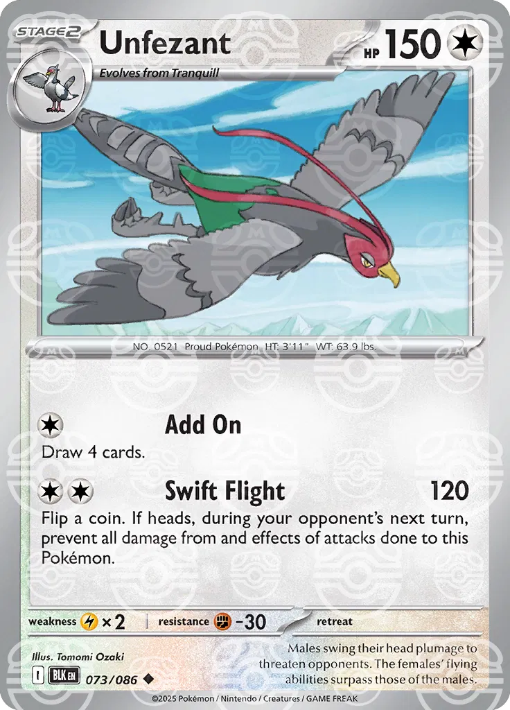Unfezant (Master Ball Pattern)
