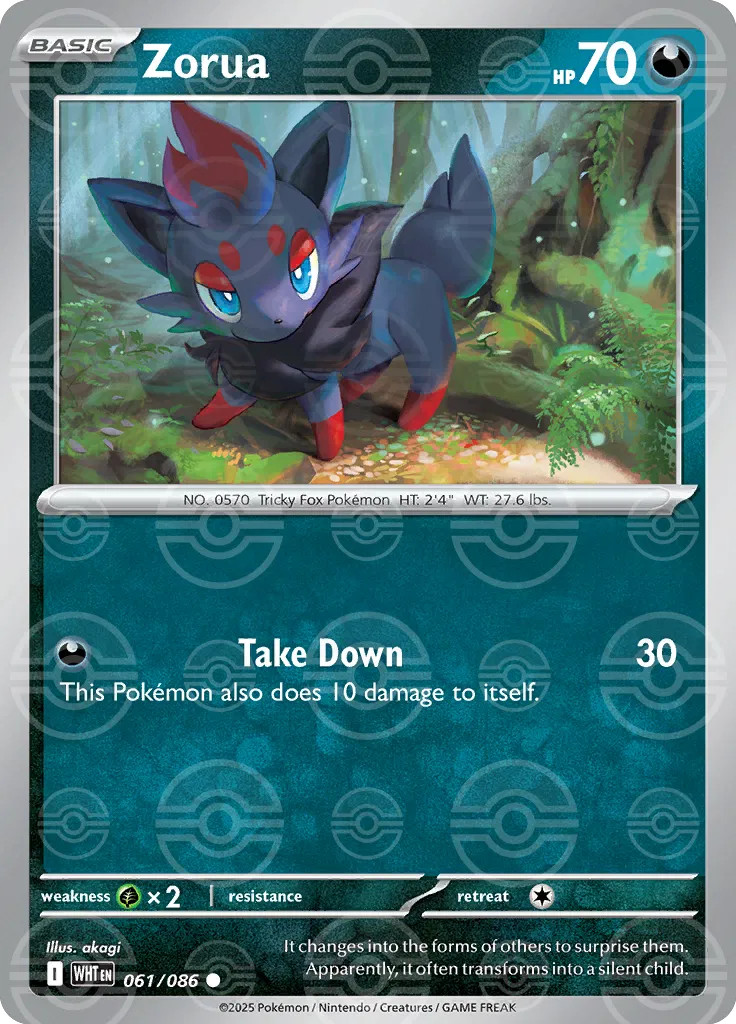 Zorua (Poke Ball Pattern)