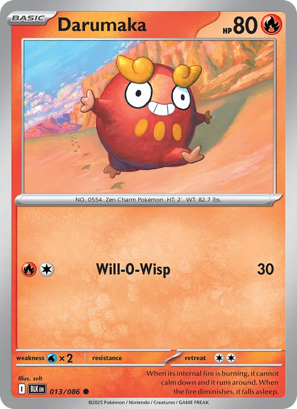 Darumaka - Black Bolt #013/86