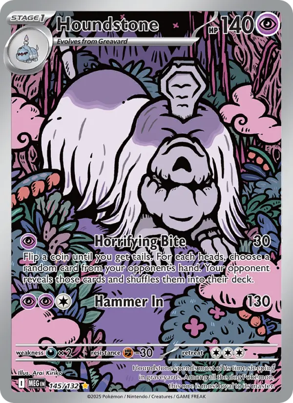 Houndstone - Mega Evolution #145/132