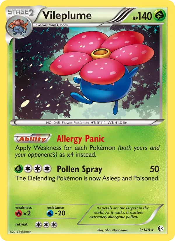 Vileplume - Boundaries Crossed #3/149