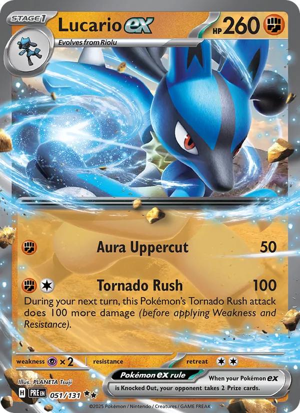 Lucario ex - Prismatic Evolutions #051/131