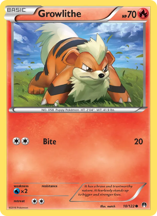 Growlithe - BREAKpoint #10/122