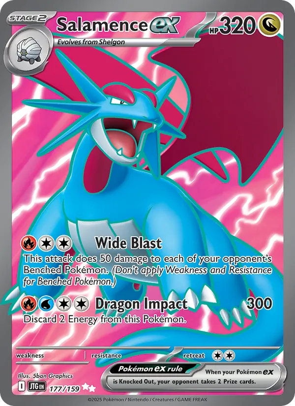 Salamence ex - Journey Together #177/159