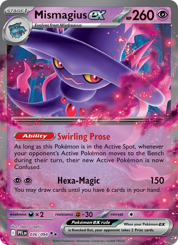Mismagius ex - Phantasmal Flames #036/94