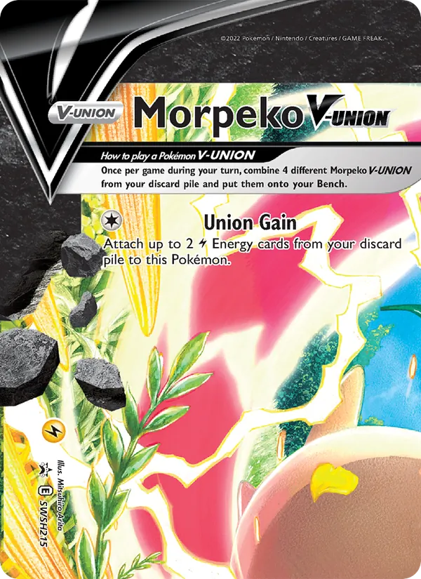 Morpeko V-UNION - SWSH Black Star Promos #SWSH215/307