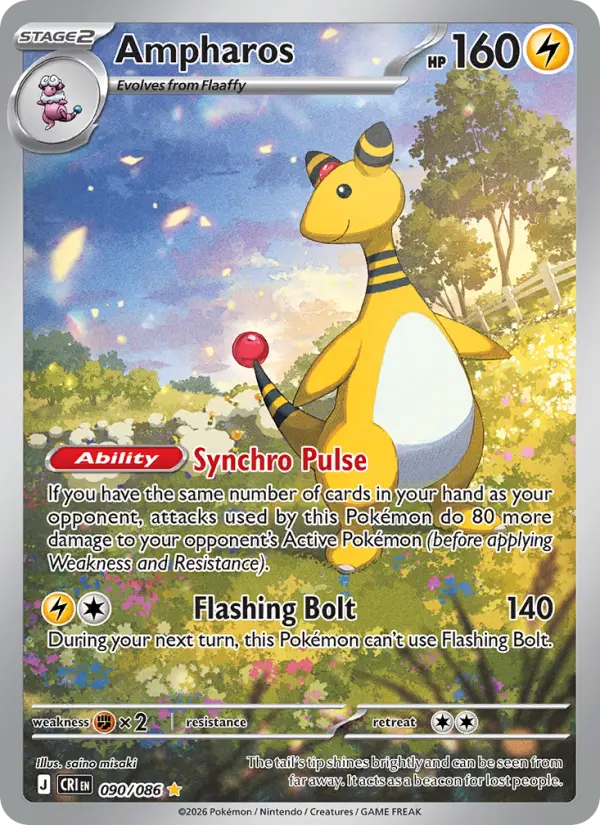 Ampharos - Chaos Rising #090/86