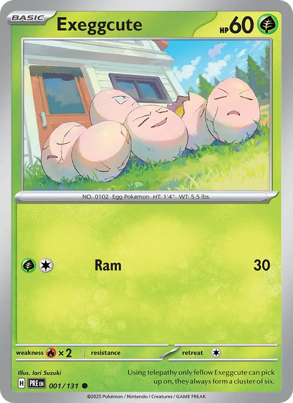 Exeggcute - Prismatic Evolutions #001/131