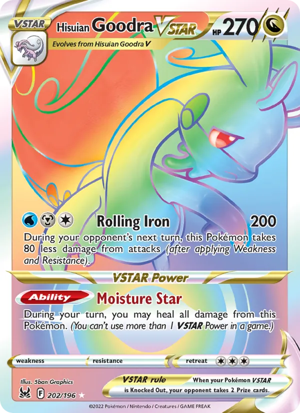 Hisuian Goodra VSTAR - Lost Origin #202/196