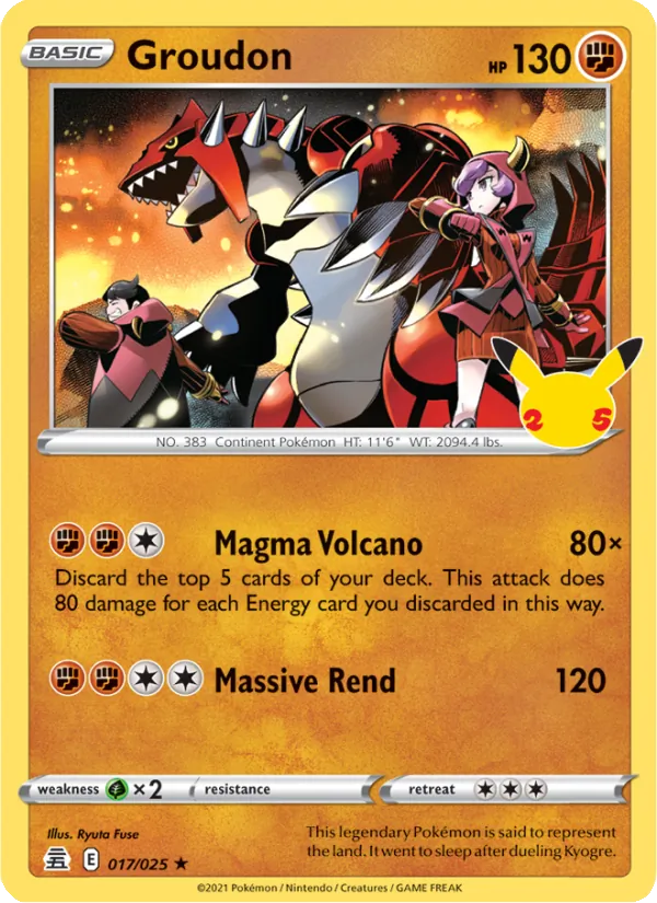 Groudon - Celebrations #17/25