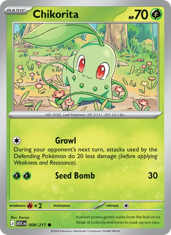 Chikorita - Ascended Heroes #008/217