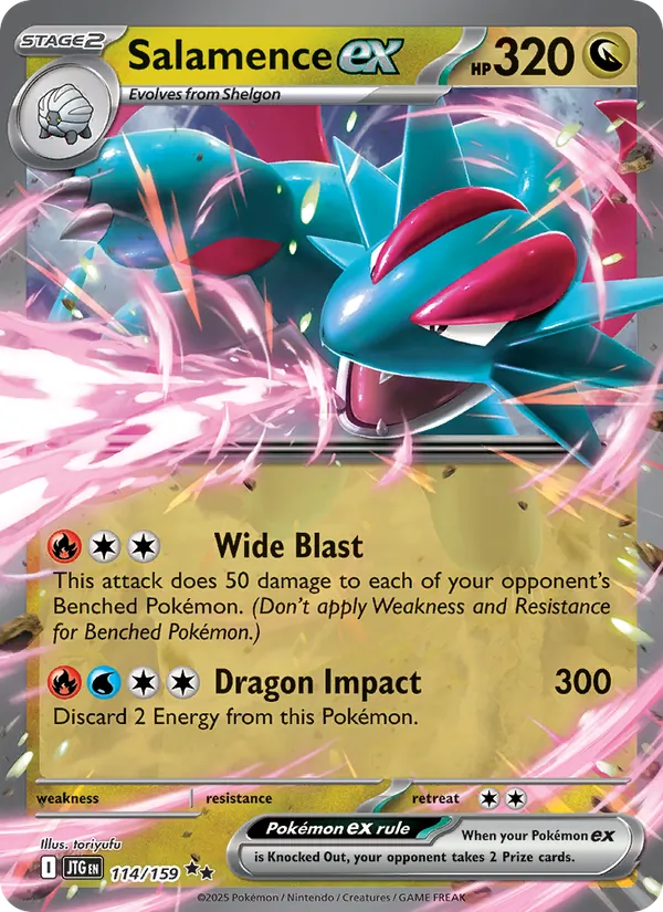 Salamence ex - Journey Together #114/159