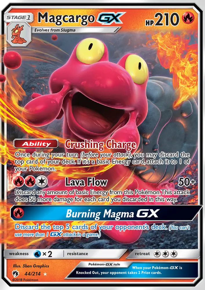 Magcargo GX - Lost Thunder #44/214