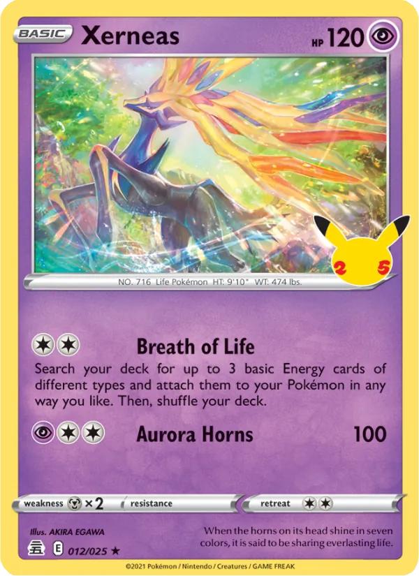 Xerneas - Celebrations #12/25