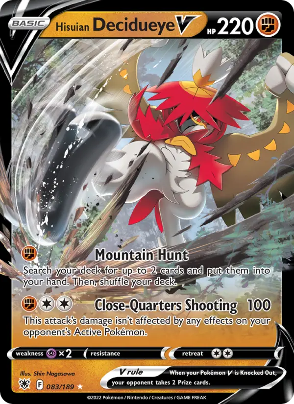 Hisuian Decidueye V - Astral Radiance #083/189