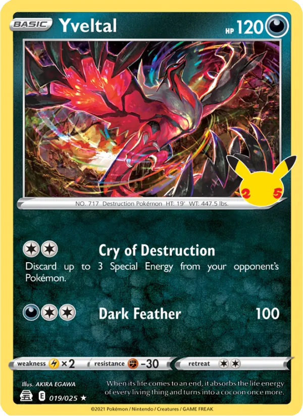 Yveltal - Celebrations #19/25