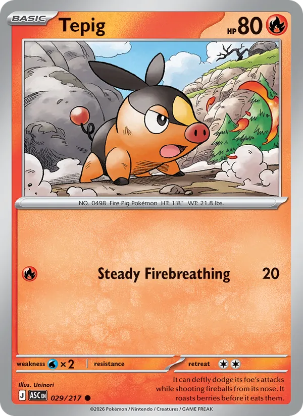 Tepig - Ascended Heroes #029/217