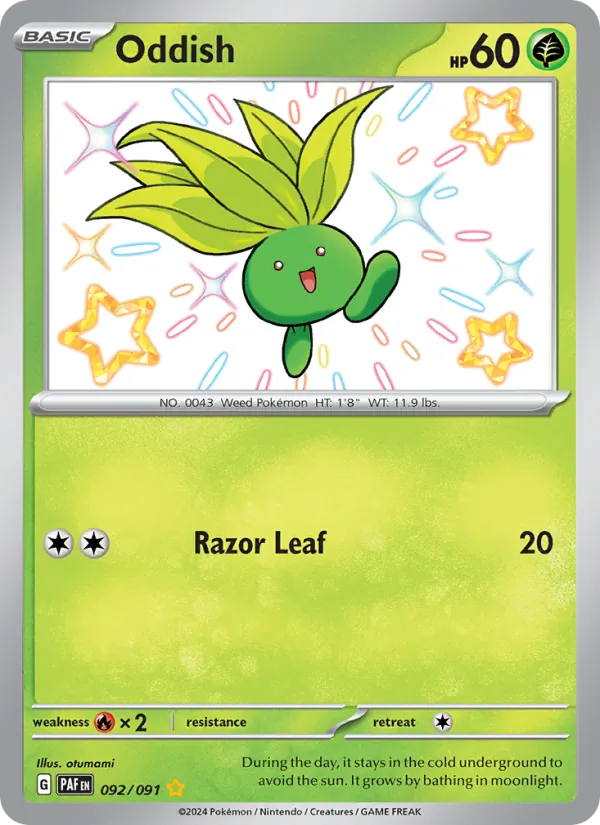 Oddish - Paldean Fates #092/91