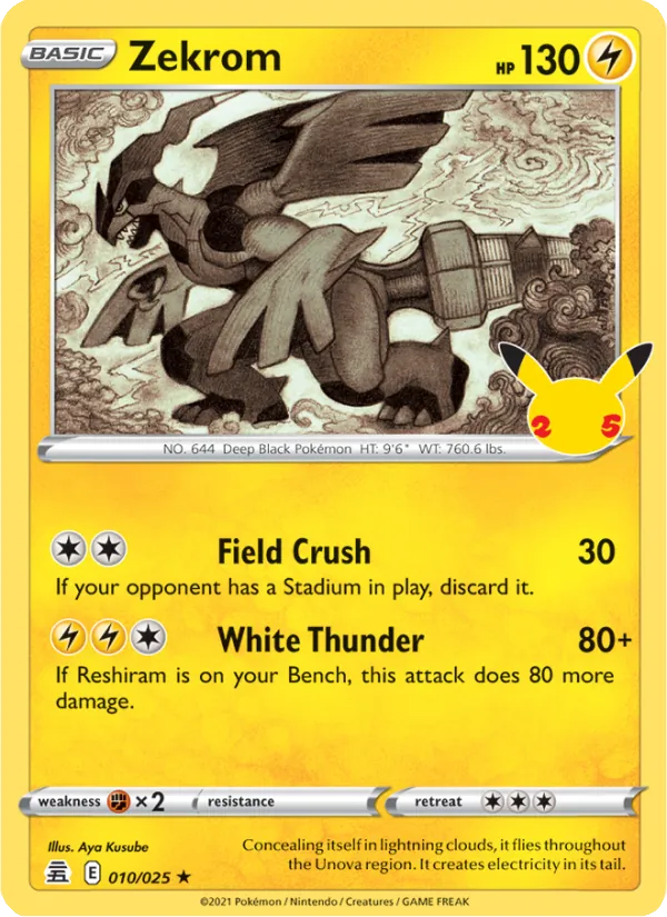 Zekrom - Celebrations #10/25