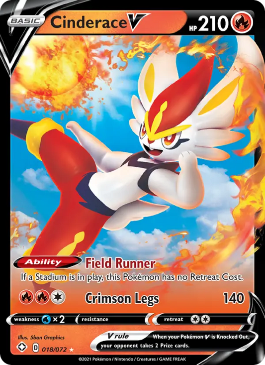 Cinderace V - Shining Fates #18/72