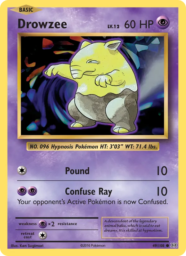 Drowzee - Evolutions #49/108