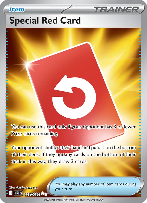 Special Red Card - Chaos Rising #113/86