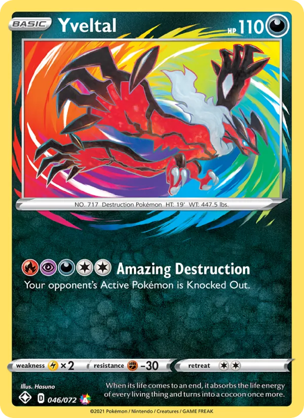 Yveltal - Shining Fates #46/72