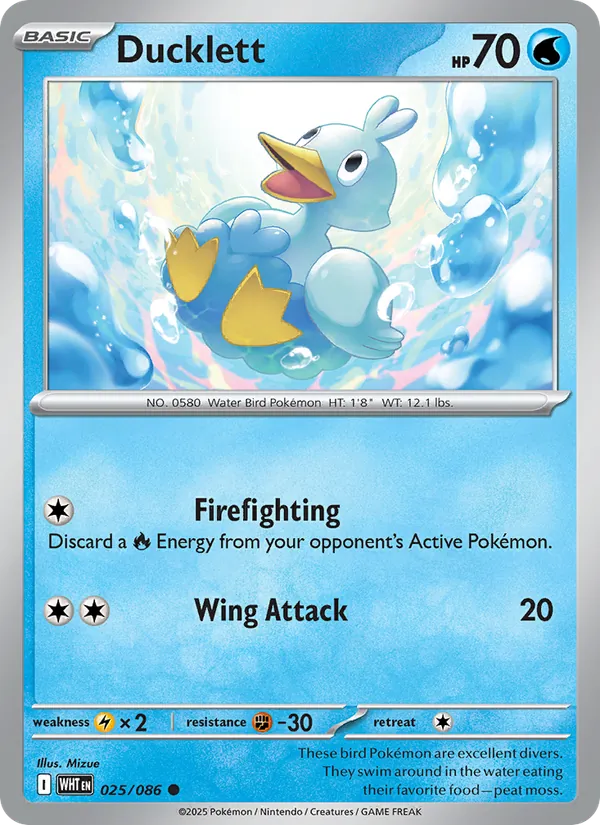 Ducklett - White Flare #025/86