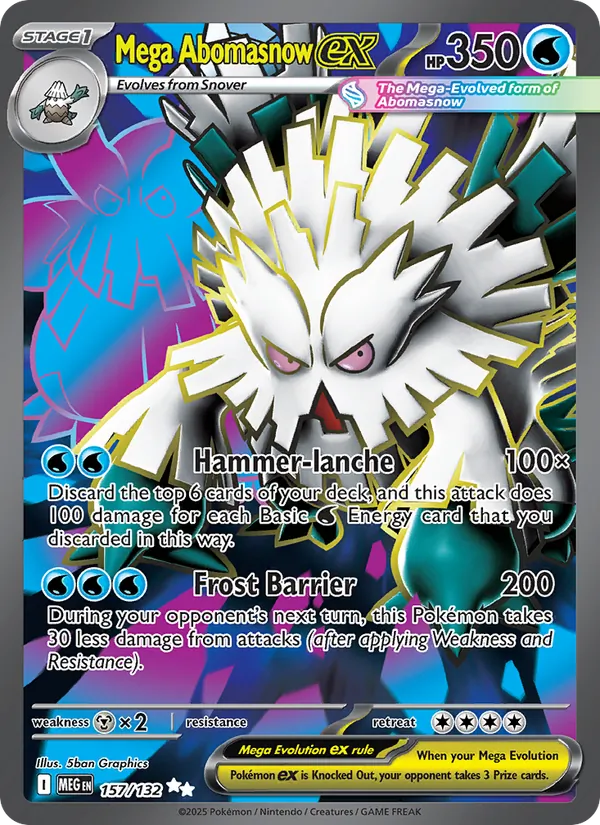 Mega Abomasnow ex - Mega Evolution #157/132