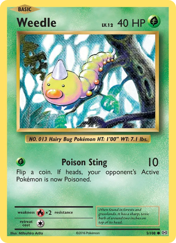 Weedle - Evolutions #5/108