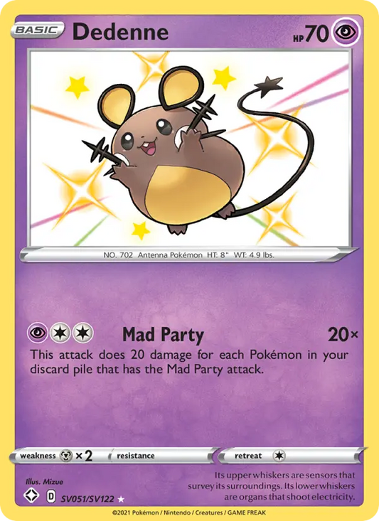 Dedenne - Shining Fates #SV051/72