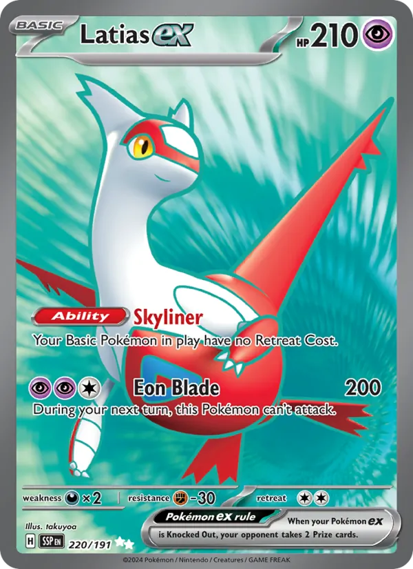 Latias ex - Surging Sparks #220/191