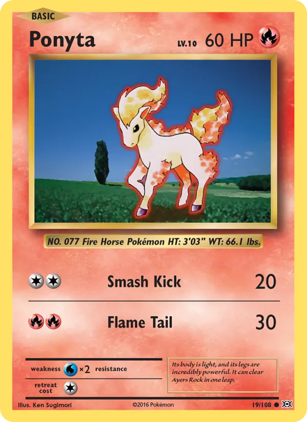 Ponyta - Evolutions #19/108