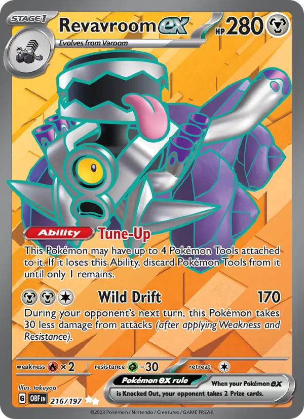 Revavroom ex - Obsidian Flames #216/197