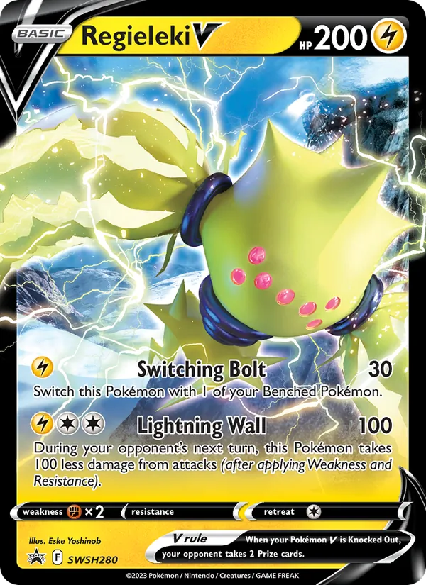 Regieleki V - SWSH Black Star Promos #SWSH280/307